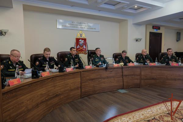 В Приволжском округе Росгвардии состоялся военный совет