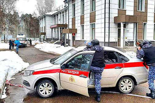 Сотрудники Росгвардии приняли участие в межведомственной антитеррористической тренировке в Подмосковье