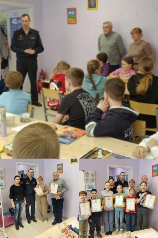 Ступинские Росгвардейцы вручили памятные грамоты и подарки детям