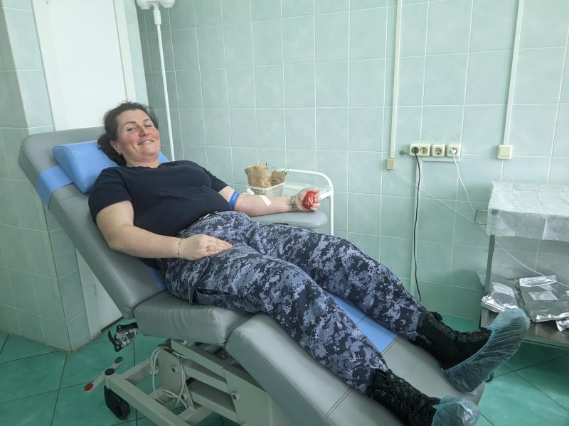 Росгвардейцы присоединились к донорской акции 