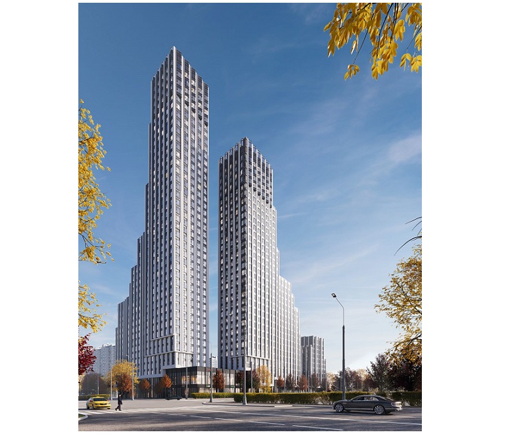 Девелопер «Сияние» приступил к монолитным работам сразу трех секций на площадке проекта премиум-класса «Крылатская 33»