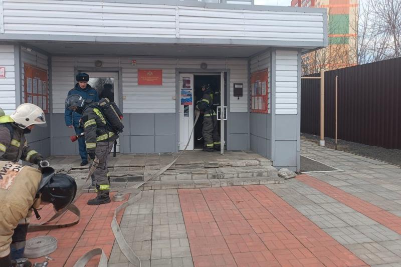 Межведомственное пожарно-тактическое учение Росгвардии и МЧС прошло в Томске