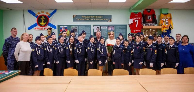 Росгвардейцы провели патриотическое мероприятие для кадетов в Подмосковье