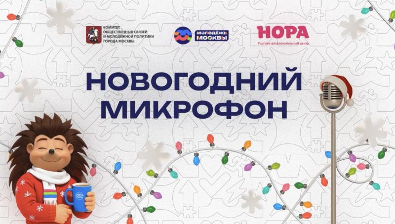 Праздничный стендап «Новогодний микрофон» в ТРЦ «Нора»