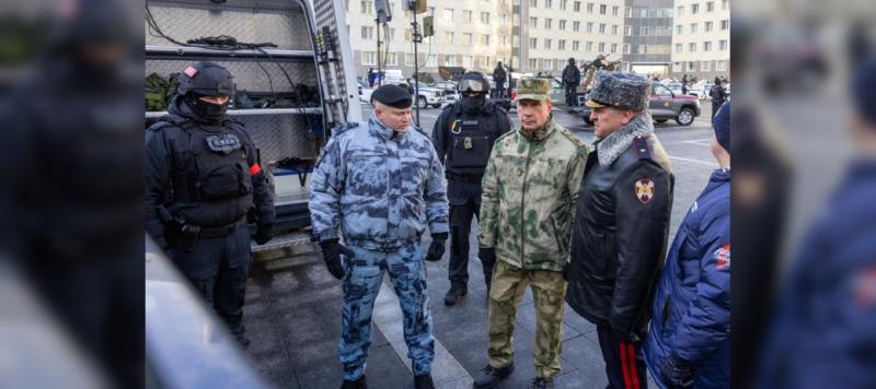 Директор Росгвардии генерал армии Виктор Золотов проверил организацию службы в столичном главке Росгвардии