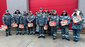 В Сочи работников ведомственной охраны Минтранса России поздравили с наступающим Новым годом